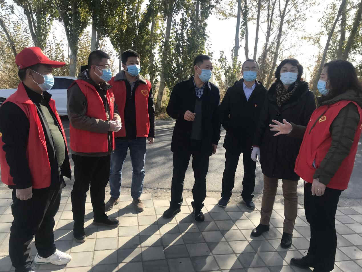 馬宗?？赐繂?wèn)疫情防控一線黨員職工