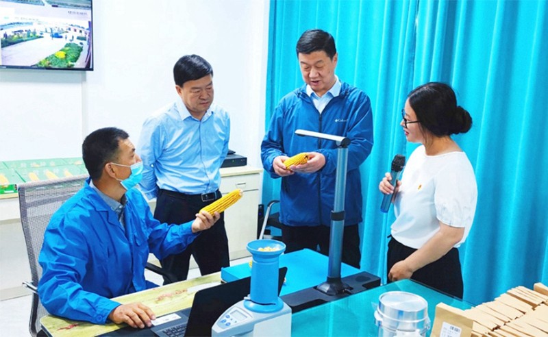 甘肅省地方金融監(jiān)管局、甘肅證監(jiān)局領(lǐng)導(dǎo)蒞臨敦煌種業(yè)調(diào)研指導(dǎo)